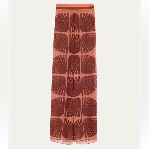 Johanna Ortiz Terracotta Rapsodia Del Rio Pants NWT - Picture 1 of 8